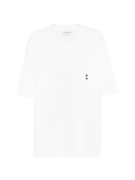 Tricou Icon Denim alb