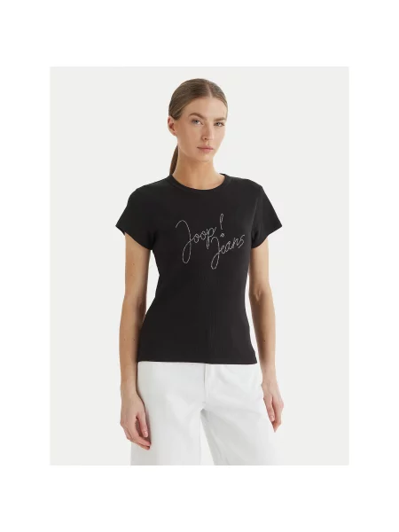 JOOP! Jeans T-Shirt Tineta Regular Fit μαύρο
