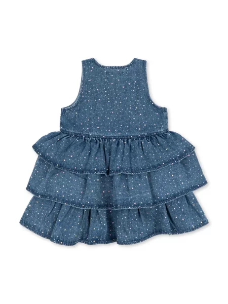 Konges Sløjd farmer ruha ELBA SPARKLE DRESS GOTS kék