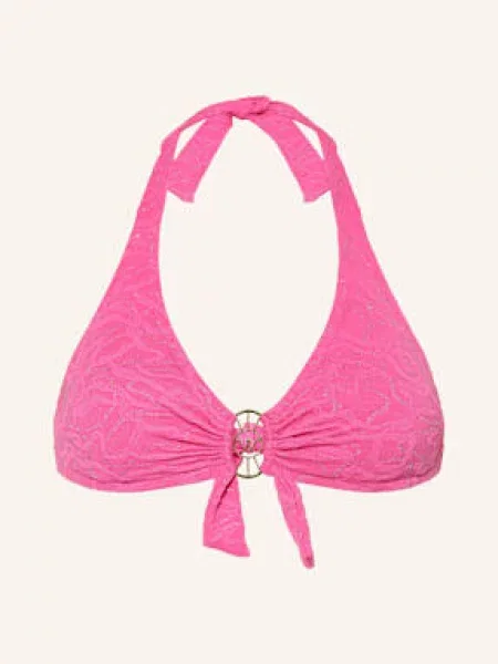 Watercult Góra Od Bikini Wiązana Na Szyi Supernova Z Błyszczącą Przędzą pink różowy