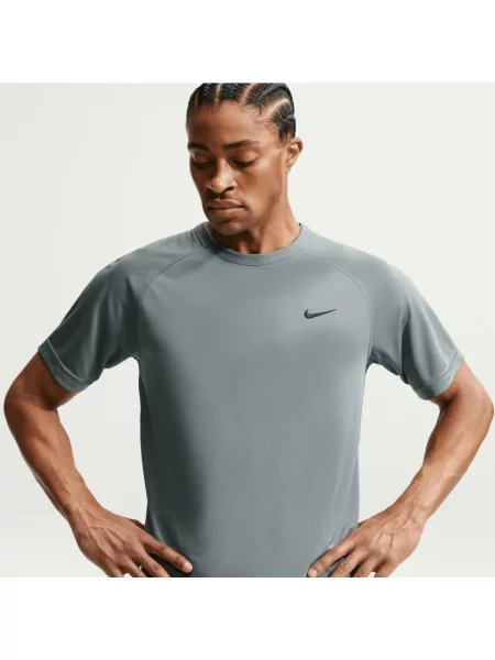 Koszulka sportowa Nike z krótkim rękawem szara