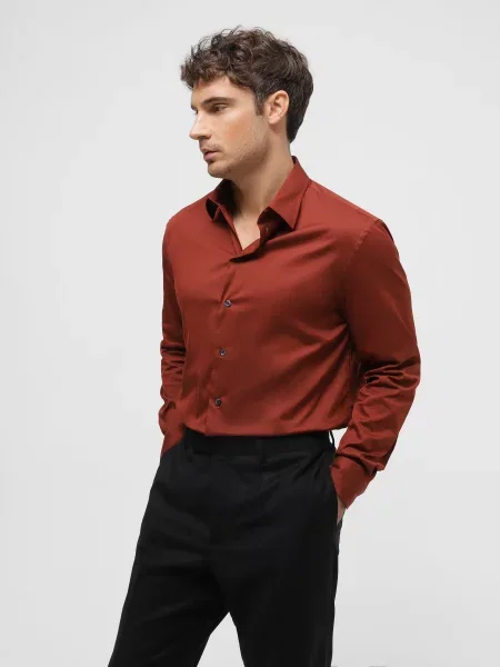 Emporio Armani Сорочка коричневий