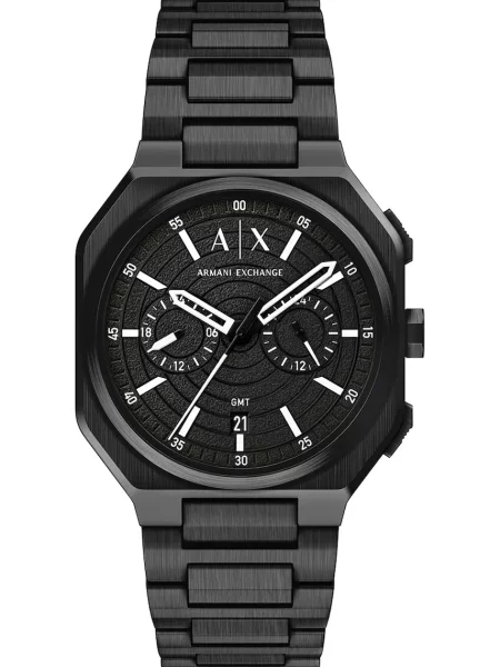 ARMANI EXCHANGE Ceas analogic BASS' negru
