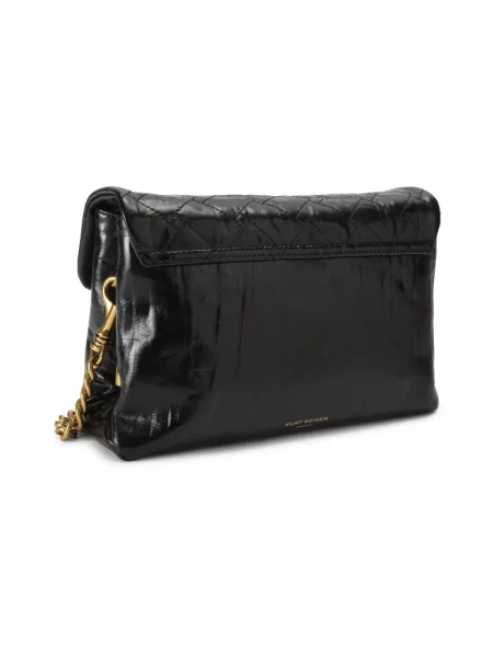 Kurt Geiger London torebka crossbody skórzana CELIA czarna