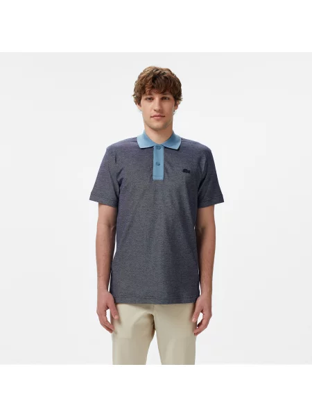 Lacoste Koszulka Polo Oversize granatowa