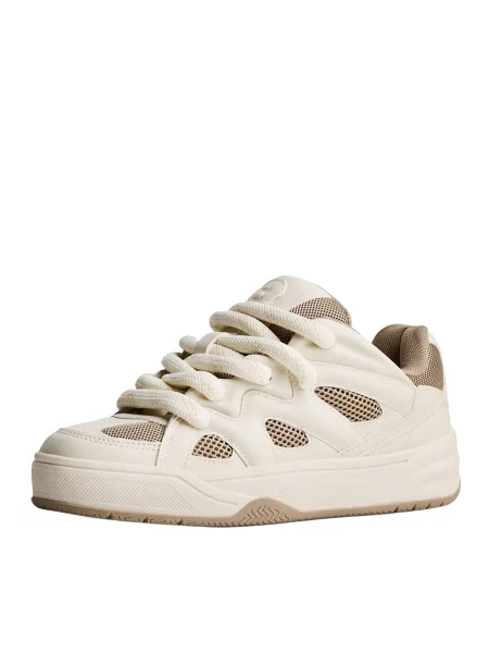 Sneakerși Bershka maro