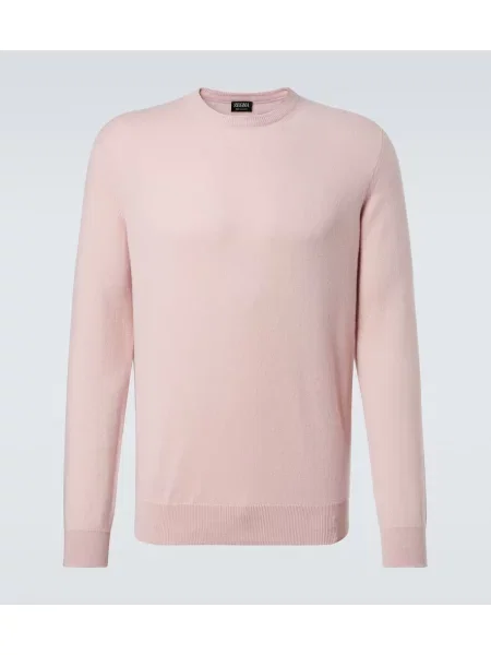 Pulover Zegna din cașmir roz