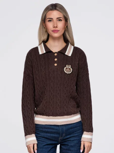 Polo majica Ombre bijela