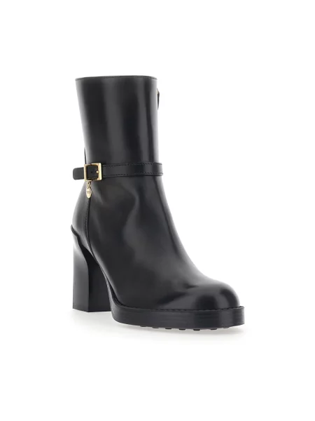 Botki Tod's skórzane czarne