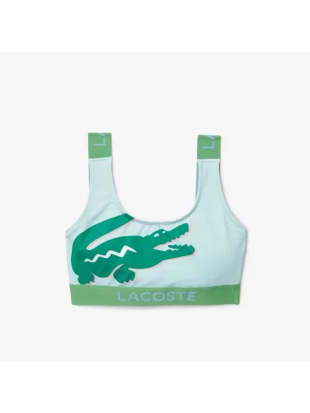 Lacoste купальний топ зелений