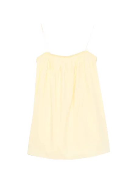 Rochie mini Matteau cu volane galben