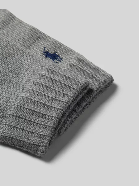 Polo Ralph Lauren rękawiczki wełniane szare