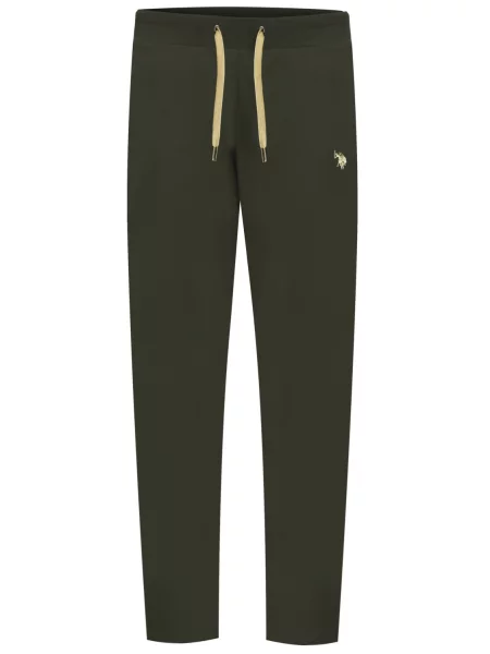 Pantaloni U.s. Polo Assn. din fleece kaki