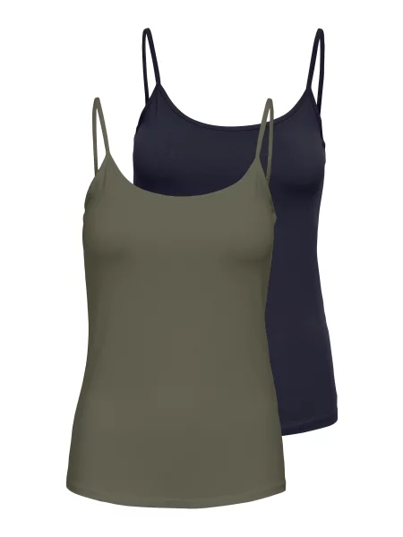 ONLY Top ONLLove marin / oliv albastru