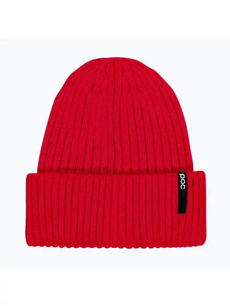 POC čiapka beanie dámska s vlnou červená