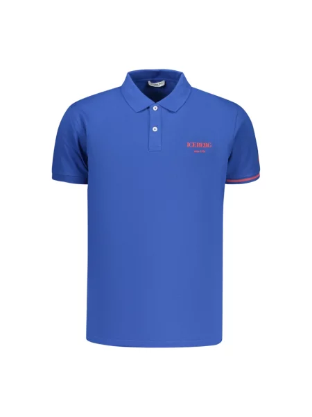 Koszulka polo Iceberg niebieska