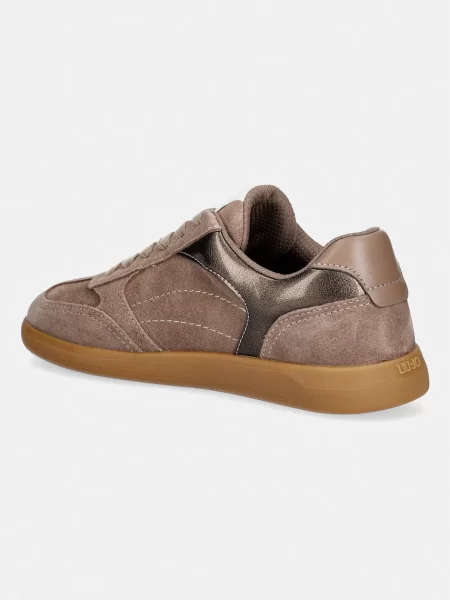 Liu Jo CONNOR 01 sneakersy dziecięce zamszowe brązowe