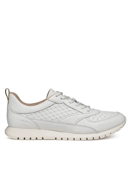 Sneakerși Geox alb