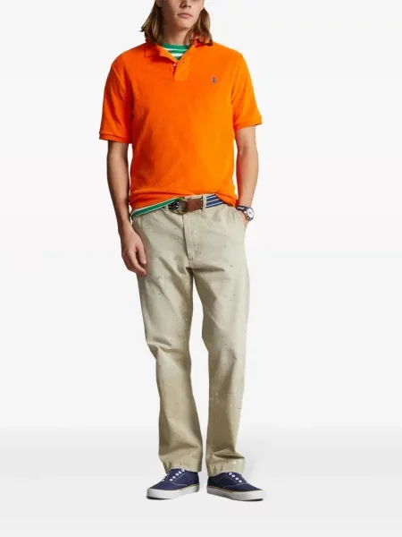 Dzianinowe sneakersy Polo Ralph Lauren do biegania sznurowane białe