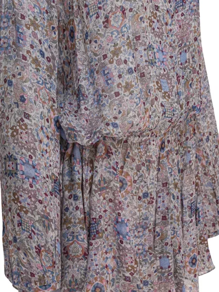 Rochie mini Marant Etoile cu imprimeu geometric de costum