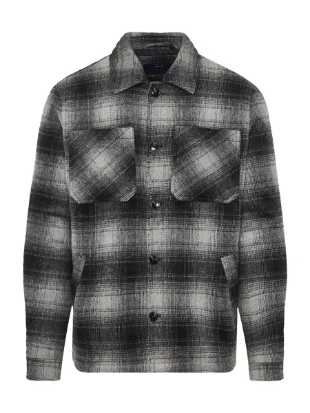 Funky Buddha Geacă de primăvară-toamnă gri / gri închis negru