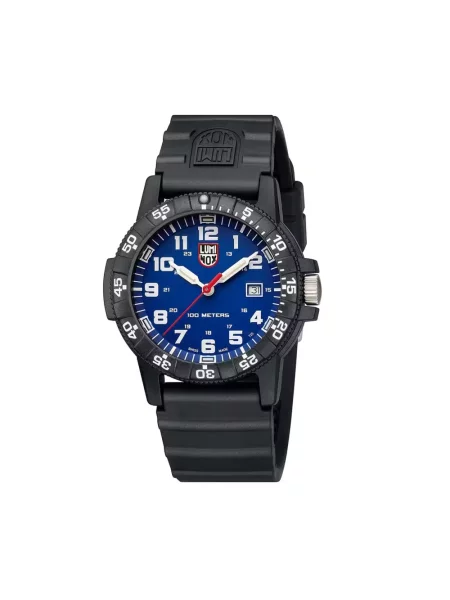 Lniany zegarek Luminox czarny