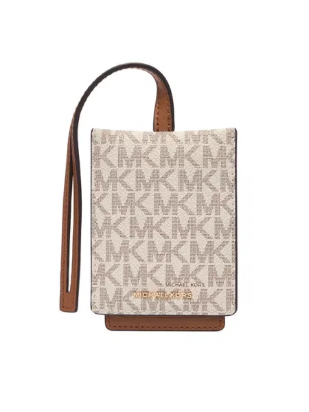 MICHAEL Michael Kors Идентификатор за багаж Кремав