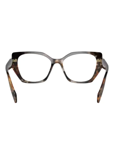 Ochelari de soare Prada Eyewear cu imprimeu geometric maro