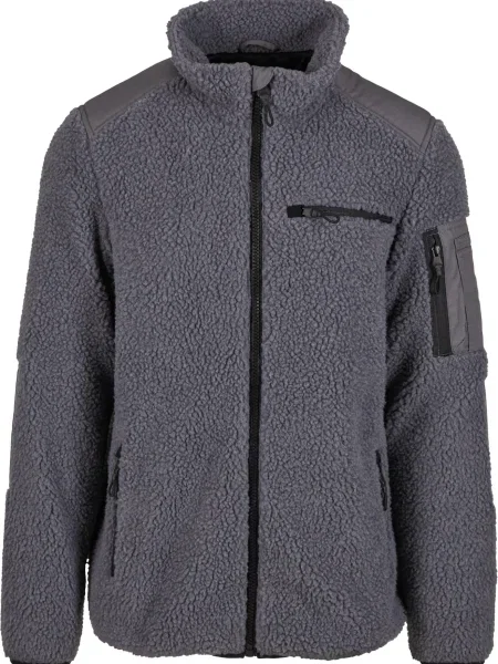 Brandit Jachetă fleece Ramble grafit gri