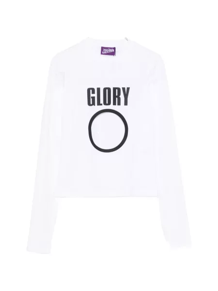 Tricou Jean Paul Gaultier cu imagine alb