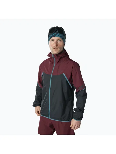 Мъжко яке за бягане DYNAFIT Alpine GTX бордо