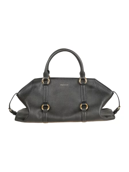 Torebka Alexander Mcqueen skórzana czarna