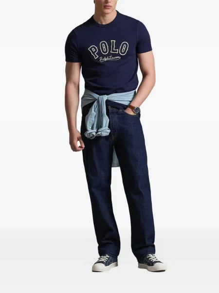 Șapcă Polo Ralph Lauren cu broderie din țesătură twill în carouri albastru