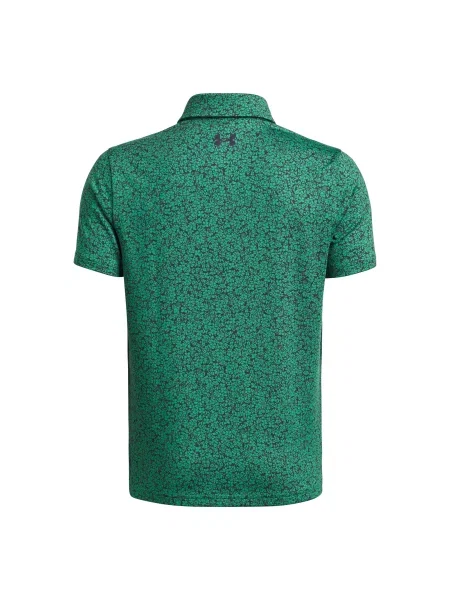 Tricou polo copii Under Armour verde