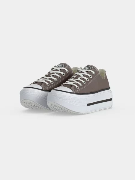 CONVERSE Nízke tenisky CTAS LIFT DOUBLE STACK farby bahna