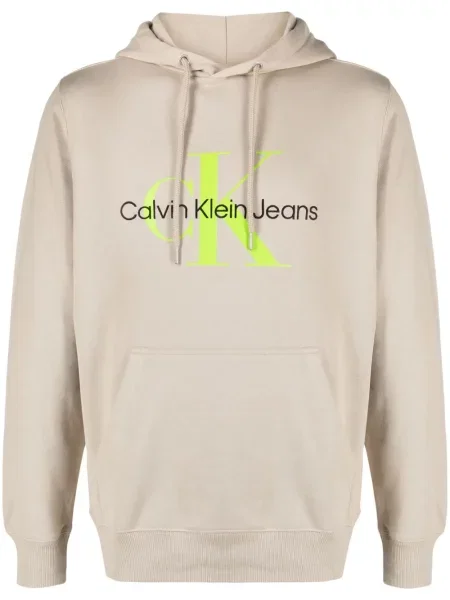 Hanorac cu glugă Calvin Klein Jeans cu imagine