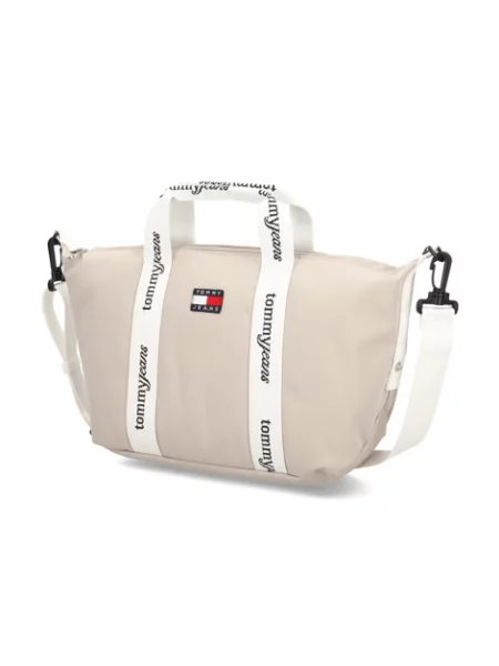 Mini kabelka Tommy Jeans béžová