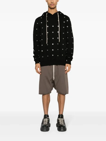 Hoodie Rick Owens Drkshdw μαύρο