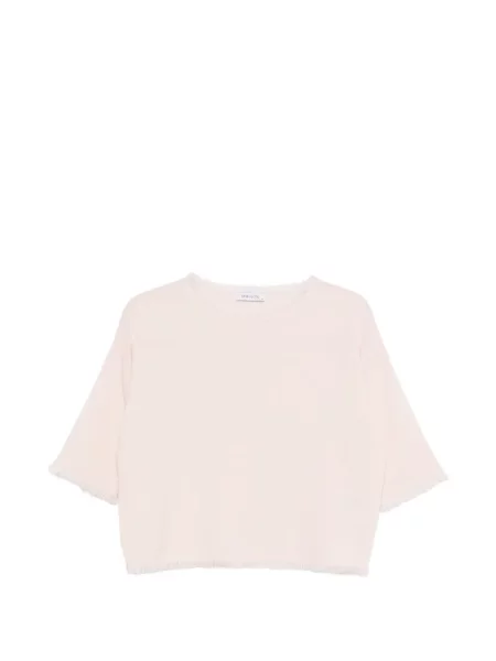 Koszulka Philo-sofie z frędzli różowa