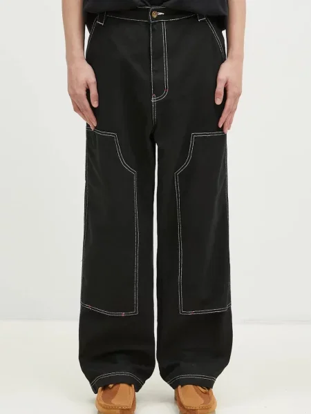 Icecream Τζιν παντελόνι Canvas Carpenter Pant μαύρο