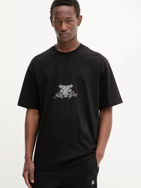 HUGO T-Shirt Duarms Oversize czarny