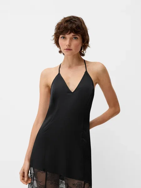 Bershka Rochie negru