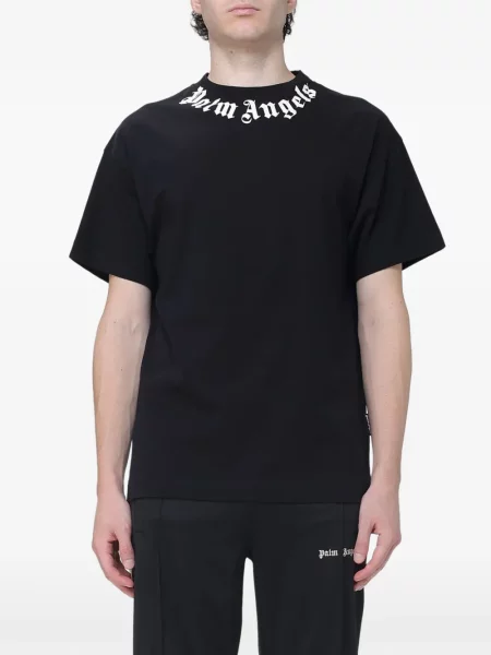 Tricou Palm Angels cu imagine negru
