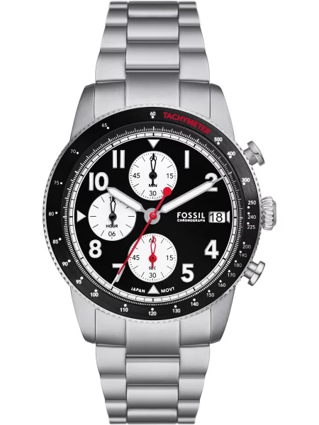 Fossil Ceas Sport Tourer Argintiu alb