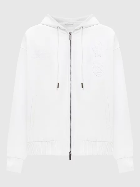 Кожаная куртка Off-white белая