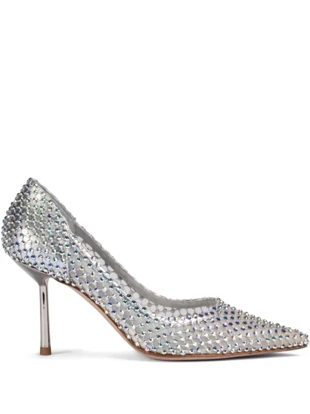 Pantofi cu toc Le Silla argintiu