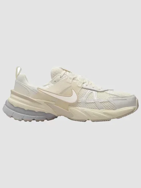 Кожаные кроссовки Nike для бега бежевые