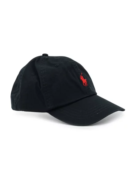 Polo Ralph Lauren czapka z daszkiem gładka czarny