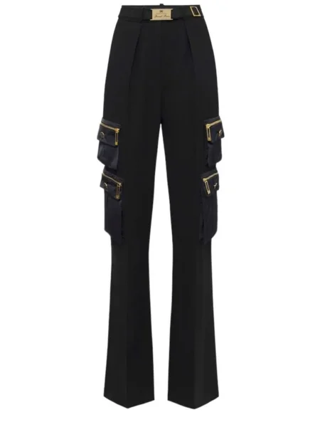 Spodnie Elisabetta Franchi czarne