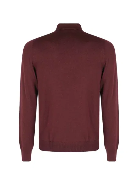 Lung tricou polo Tagliatore roșu
